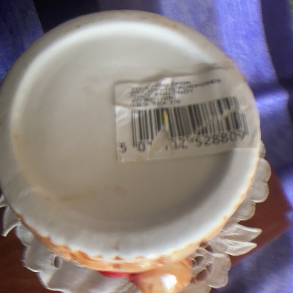 Vintage Apples in basket ceramic tea pot - Picture 7 of 8